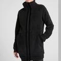 Athleta Jackets & Coats | Black Double Zipper Athleta Tugga Sherpa Coat 1031 | Color: Black | Size: Xs