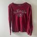 American Eagle Outfitters Shirts | American Eagle Outfitters Sz L Red Long Sleeve Tee | Color: Red | Size: L