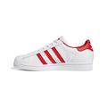 Adidas Originals Men's Superstar Sneaker, White/Vivid Red/White, 9.5