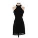 Lulus Cocktail Dress - Mini: Black Solid Dresses - Women's Size X-Small
