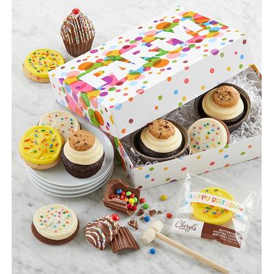 Birthday Cupcakes Breakable Chocolates & Cookies b...