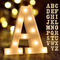 Grandes lettres décoratives à LED pour décoration de fête d'anniversaire de bébé panneau lumineux
