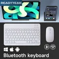 Tastiera Bluetooth per IOS Android Windows per tastiera iPad Air Mini Pro tastiera Wireless Mouse