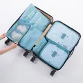 7 PCS Travel Storage Bags Set Waterproof Wardrobe Suitcase Shoes Laundry Bag Travel Storage