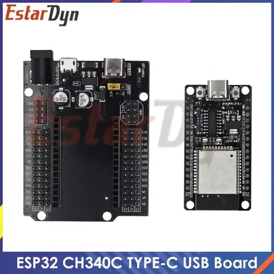 ESP32-Entwicklungsplatine TYPE-C USB CH340C WiFi + Bluetooth Ultra-Low Power Dual Core ESP32-DevKitC-32 ESP-WROOM-32 Erweiterungsplatine Image