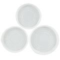 3 Pcs Whisk Lid Metal Mixing Bowls Kitchen Cover for Silicone Suction Lids Reusable Stretch Plastic Stainless Steel