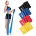 Exercise Bands for Physical Therapy (Sold Singly) | Resistance Band for Yoga | Long Resistance Bands for Working Out | Elastic Band for Exercise at Home | Yoga Stretching Band (4FT Yellow (6.8LB))