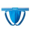 UoCefik Mens Thong Underwear Sexy Soft Jockstrap Solid Color Backless G-string Mens Underwear Briefs Large Sexy Classic Low Rise Breathable Thongs Blue L