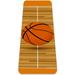 Basketball Field Orange Pattern TPE Yoga Mat for Workout & Exercise - Eco-friendly & Non-slip Fitness Mat