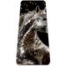 Silver Disco Vibes Horse Pattern TPE Yoga Mat for Workout & Exercise - Eco-friendly & Non-slip Fitness Mat