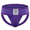 UoCefik Man Thong Underwear Breathable Low Rise Sexy G-string Men s Briefs Underwear Solid Color Comfortable Jockstrap Soft Thongs Purple M