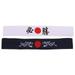 2 Pcs Bushido Headband Karate Training Exercise Yoga Accessories Faucet Belt Chef Costume Man