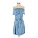 Ann Taylor LOFT Outlet Casual Dress: Blue Dresses - Women's Size Small