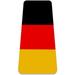National Germany Flag Black Red Yellow Stripe Pattern TPE Yoga Mat for Workout & Exercise - Eco-friendly & Non-slip Fitness Mat