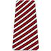 White & Red Stripe-01 Pattern TPE Yoga Mat for Workout & Exercise - Eco-friendly & Non-slip Fitness Mat