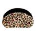 OWNTA Culorful Leopard Print Pattern PVC Leather Brush Holder with Five Compartments - Pencil Organizer and Pen Holder