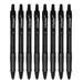 Vitoler 8 Pack Pens Black Pens BallPoint Pens Black Ink 1.0mm Ink Pens Fine Point Cute Pens Pens for School Journaling Retractable Pens for Note Taking Office School Supplies