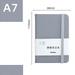 Angfeng A7 Small Notebook Portable Pocket Book Student Thick Notebook Mini Minimalist Portable Book(grey)