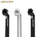 DJC Bike Seatpost Lightweight Matt Black Silver for MTB 25.4/26.8/27.2-33.9mm x350mm Aluminum Alloy