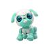 TUWABEII Pet Tech Interactive Smart Puppy Robotic Dog LED Eyes Sound Recording Sing Sleep Cute Toy