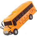 Pull-Back Bus Toy School Bus Model Musical Lighting Bus Toy Funny Car Toy