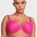 Women's Victoria's Secret Bombshell Add-2-Cups Double Shine Strap Lace Push-Up Bra