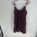 Madewell Dresses | Madewell Women's Burgundy Cotton Aztec Ikat Print Backyard Mini Sundress Medium | Color: Red | Size: 8