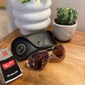 Ray-Ban Accessories | Brand New Ray Ban Pilot Rb3293 63 13mm Unisex | Color: Brown/Gold | Size: Os