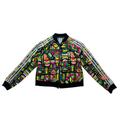 Adidas Jackets & Coats | Adidas Urban Street Style Cropped Jacket | Color: Black/Pink | Size: 10-12