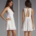 Free People Dresses | Free People Rocco Lace White Fit Flare Sleeveless Dress 6 | Color: White/Yellow | Size: 6