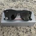 Ray-Ban Accessories | Brand New Ray-Ban Wayfarer Sunnies. Black With Dark Green Lenses. | Color: Black | Size: Os