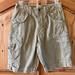 American Eagle Outfitters Shorts | Men's American Eagle Longer Length Tan Khaki Cargo Bermuda Shorts Size 30 | Color: Tan | Size: 30