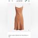 J. Crew Dresses | J. Crew Gwen Cupro-Blend Mini Slip Dress In Dot | Color: Brown | Size: 12