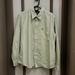 American Eagle Outfitters Shirts | Ae American Eagle Long Sleeve Button Down Large | Color: Green/White | Size: L