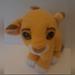 Disney Toys | Disney Authentic The Lion King Simba Cub Baby Plush 1993 Vintage | Color: Gold/White | Size: Osbb