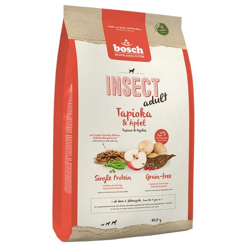 10kg Bosch HPC Adult Insect, Apfel & Tapioka Hundefutter trocken