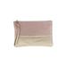 Wristlet: Pebbled Pink Solid Bags