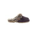 Sporto Mule/Clog: Slip On Stacked Heel Casual Purple Shoes - Women's Size 7 - Round Toe