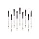 VIPAVA Makeup Brush Sets Professional 9Pcs Eye Makeup Brush Set, Pony Hair Eyeshadow Smoky Blending Eyebrow Buffer Make Up Pencil Concealer Brush (Color : Wood)