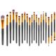 VIPAVA Makeup Brush Sets 20Pcs/set Eye Makeup Brush Face Eye Shadow Eyeliner Eyebrow Powder Handle Eye Shadow Brush (Size : H)