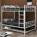 Isabelle & Max™ Manter Full Over Full Metal Bunk Bed Metal in White | 66.7 H x 56.4 W x 77.2 D in | Wayfair F3592A6ECC494B13AE0917152813E4FA