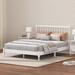 Red Barrel Studio® Beaverville Platform Bed Wood in White | 44.9 H x 78.7 W x 84.1 D in | Wayfair BC1DB9B988DC4486B748205A941B8D33