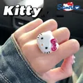 Sanrio Hello Kitty anello da dito per ragazze Kawaii Y2K Hello Kitty accessori anello donna Kawaii
