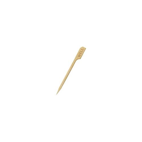 „1000 Bambus Steak Marker Steak-Marker Picker „“WELL““ 9 cm“