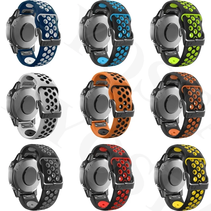 Quick fit Silikon Armband für Garmin Instinkt 2x Solar Armband 26mm 22mm für Garmin Fenix 7 7x6 6x Pro 5x5 plus Armband Image