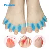 Pexmen 2pcs Gel Toe Separator Toe Spacer für Männer und Frauen Ballen Korrektor zur Korrektur der