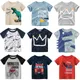 Jungen T-Shirts 2-9 Jahre Cartoon Tiere Baby Kinder Tees Kinder Baumwolle Mit Kurzen Ärmeln Sommer