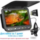 Moqcqgr 7 Zoll & 1080p Winter Angeln Videokamera Eis Angeln Kamera mit LED & Infrarot Licht modus