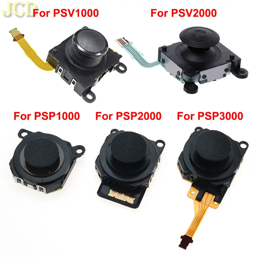 JCD Für PSP 1000 PSP 2000 PSP 3000 Slim 3D Analog Joystick Controller Thumb-Stick Ersatz Für PSP PS Vita 1000 2000 3000 Image