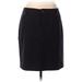 Eddie Bauer Wool Skirt: Purple Solid Bottoms - Women's Size 10